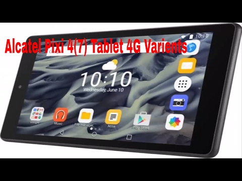 Alcatel Pixi 4 (7) Tablet (4G variants) Quick Look | Dual 4G LTE