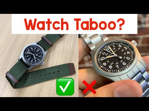 Watch Taboo??? Doing The Exact Opposite To My Hamilton Khaki Field. Swapped My Nato To A Bracelet.