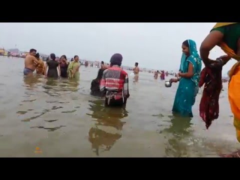 Kumbh Mela 2013 - Women taking holy dip
