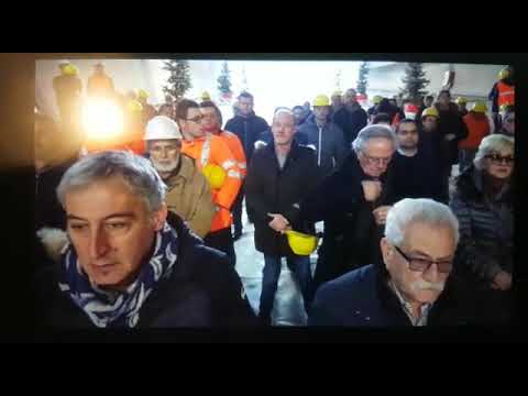 Video servizio sulle celebrazioni Santa Barbara all'interno della galleria di Serravalle Pistoiese