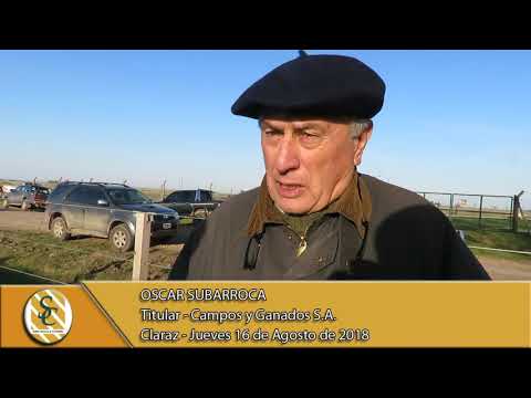 16-08-18 Nota Oscar Subarroca - Campos y Ganados S.A. - Claraz.
