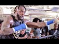 DEONTAY WILDER MOVING LIKE COBRA IN WORKOUT! SHOWS NEW SLICK MOVES & IMPRESSIVE SPEED!