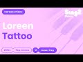 Loreen - Tattoo (Lower Key) Karaoke Piano