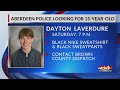 15-year-old boy missing from Aberdeen