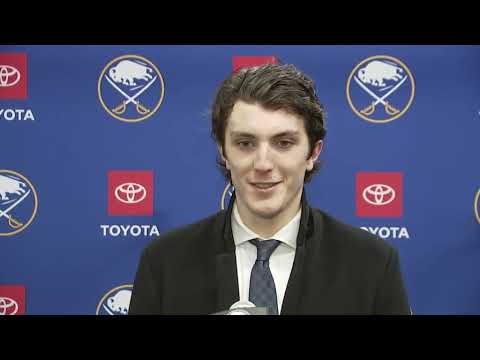 Peyton Krebs Postgame Interview vs Boston Bruins (1/1/2022)