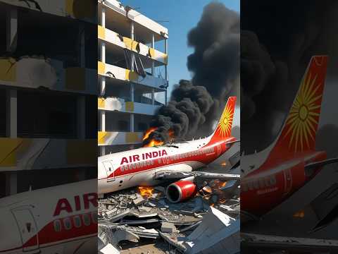 Ahmedabad Horror Flight Bursts Into Flames Mid-Air Dozens Dead😭 #shorts #ai #airplane
