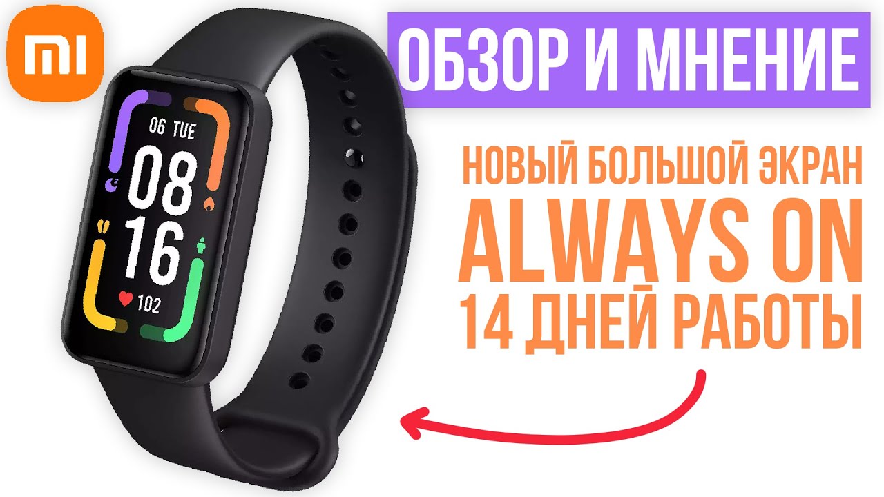 Фитнес браслет Xiaomi Redmi Smart Band Pro, черный 