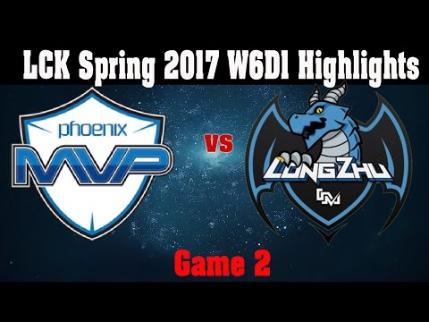 MVP vs LongZhu Gaming Highlights Game 2 - LCK Spring 2017 Week 6 Day 1 - MVP vs LZ G2