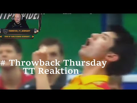 Mein Deutscher Lieblings Spieler Vs Zhang Jike 2010!  in der Throwback Thursday Reaktion