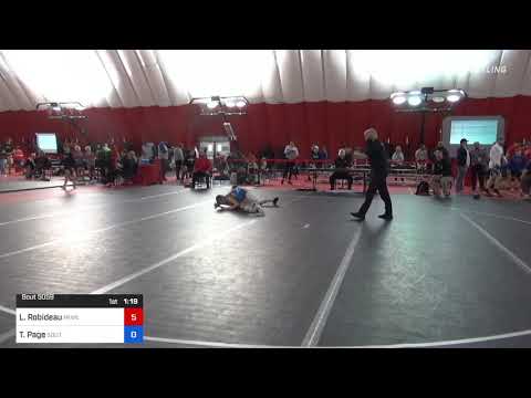 41 Kg Rr Rnd 4 - Lincoln Robideau, Minnesota Vs Thunder Page, South Central Punisher Wrestling
