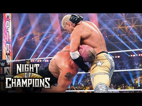 Brock Lesnar stops Cody Rhodes’ third Cross Rhodes in its tracks: WWE Night of Champions Highlights