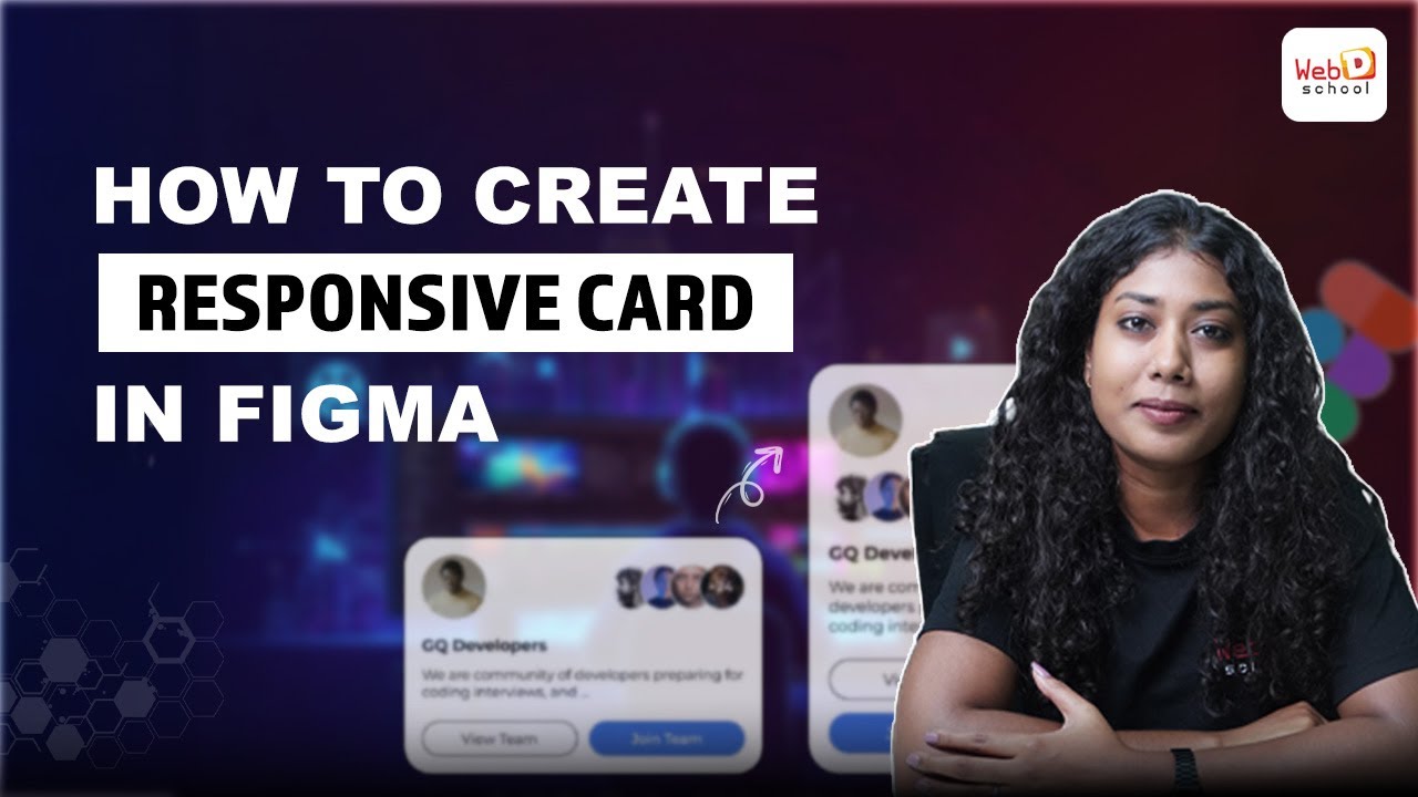 How to Create Responsive Card in Figma | LMS Session by Priya