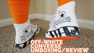 OFF WHITE CONVERSE CHUCK TAYLOR REVIEW &amp; ON FEET