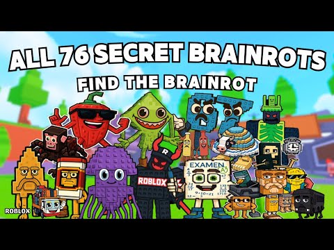 How To Find All SECRET BRAINROTS in Find the Brainrot [246] | Roblox