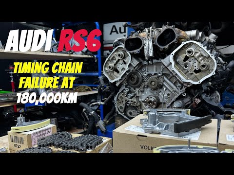 Audi RS6 C7 Misfire Diagnosis – Full Engine Removal & Teardown
