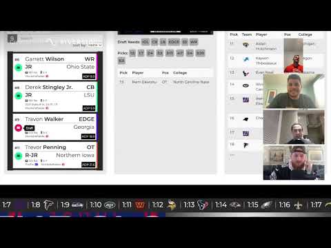 EP 103: 2022 NFL Live Mock Draft