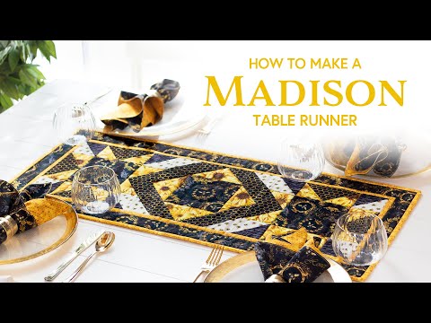 How to Make a Madison Table Runner | a Shabby Fabrics Tutorial