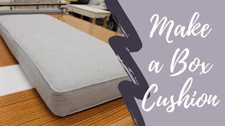 How to Make a Box Cushion Cover for a Cushion or Chair ✂️ DIY HOME DECOR