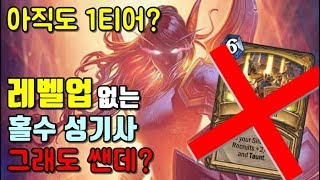 레벨업 없는 홀수 성기사! 그래도 쌘데?