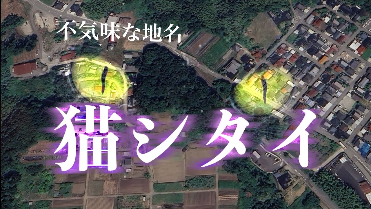 忌み地か？不気味な地名「猫シタイ」について【調査動画】