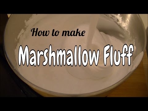Marshmallow Fluff/Creme (How to make marshmallow fluff)(how its made marshmellow fluff)(Cook better)
