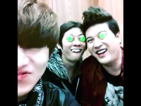 131019 Heechul's Instagram with Shindong, Gunhee and Sulli