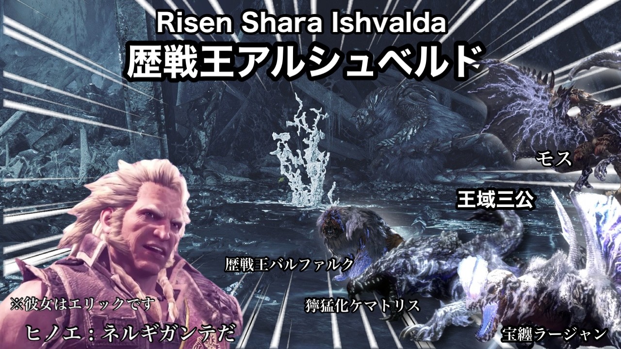 【MHWilds】フリチャレ王アルベドをランスで走る