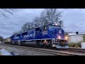 UP 2002 And 2001 Lead IG2G2 Through Glen Ellyn IL 11 5 17