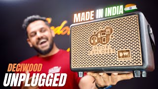 Download lagu Cool Retro speaker Deciwood Unplugged Made in Indi... mp3