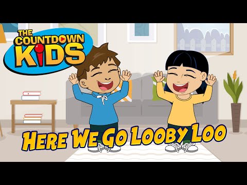 Here We Go Looby Loo - The Countdown Kids | Kids Songs & Nursery Rhymes | Lyric Video