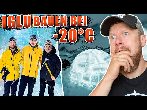 Die sind VERRÜCKT! The Real Life Guys bauen IGLU bei -20°C! | Fritz Meinecke reagiert