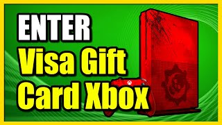 How to Enter Vanilla VISA GIFT Card on XBOX One (Fast Method)