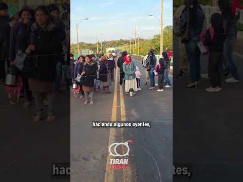 Indígenas cierran ruta en Villa Ygatimí y exigen cambio de líderes  #ñanduti #noticias #TiranBombas