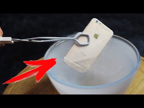 What if I put iPhone 6s in Liquid Nitrogen?!? Will it survive?!? Video