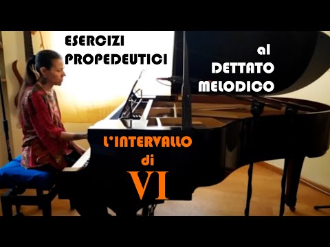 Intervallo di VI - Dettato Melodico - Esercizi Propedeutici