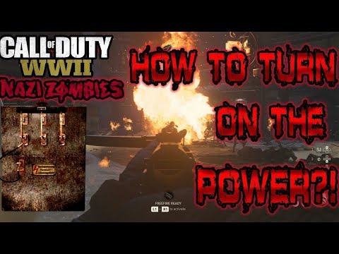 WW2 Zombies ( THE FINAL REICH ) Tutorial  - HOW TO TURN ON THE POWER?!