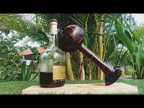 New ideas 💡/ Wow.. Amazing. How to make glass with coconut shell.