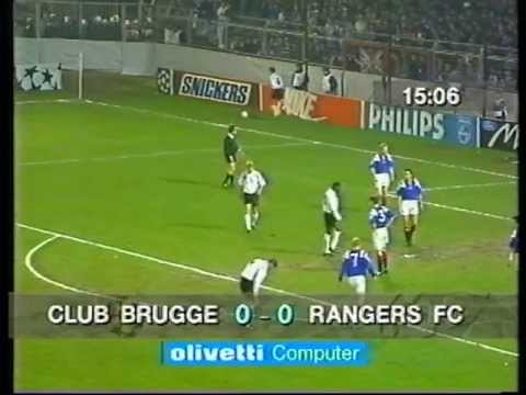 Club Brugge v Rangers 3/3/93