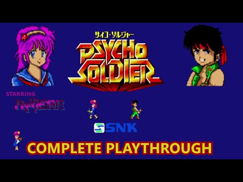 SNK Psycho Soldier [1987] (Arcade/MAME) Complete playthrough (with commentary)