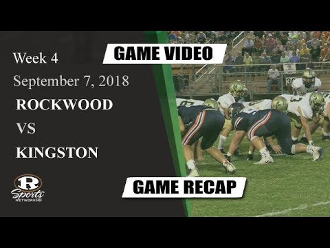 RHS Tiger Football - Rockwood Vs. Kingston Game 9/7/2018