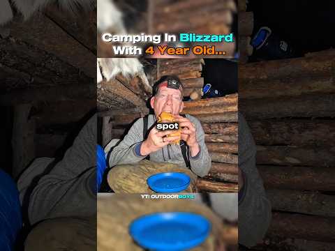 Camping In Blizzard With 4 Year Old... 🥶 (@OutdoorBoys)