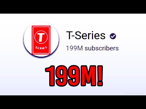 T-Series Is About To Reach 200 Million Subscribers!