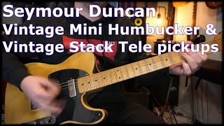 Video thumbnail for Seymour Duncan Vintage Stack & Mini Humbucker in telecaster by Bart Dietvorst