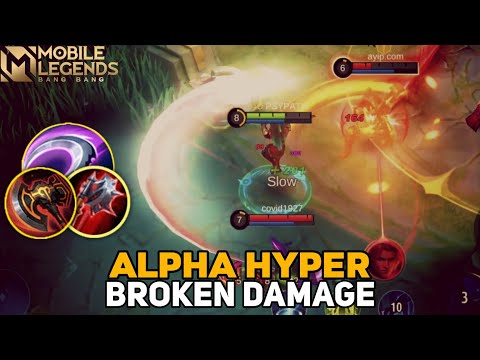 ALPHA HYPER CARRY RAJANYA LIFESTEAL | ITEM ALPHA 100% LIFESTEAL | BUILD ALPHA TERSAKIT 2022