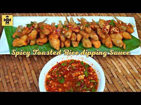 Deep-Fried Fish with Toasted Rice Sauce | How to Make Fried Fish with Spicy Sauce - NAM JIM JAEW