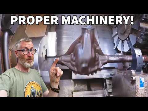 The V12 Speedster Axle Goes on Pete’s Lathe