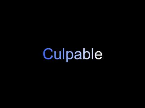 Culpable -  AKRONYMO ( M.R STUDIO )