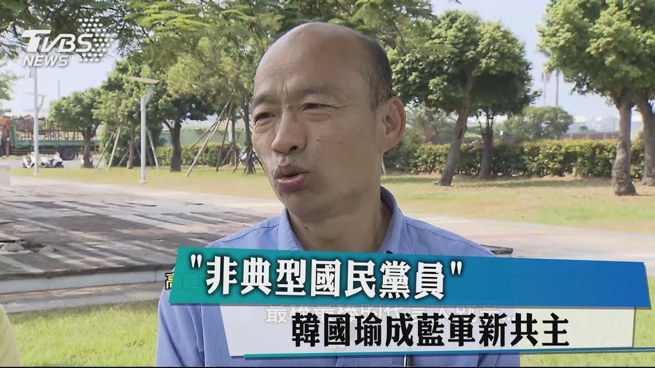 「非典型國民黨員」　韓國瑜成藍軍新共主