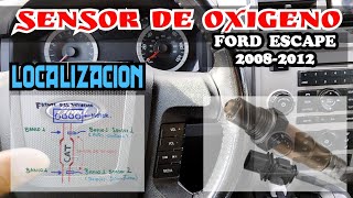 Ubicación del Sensor de Oxigeno de Ford Escape 2008-2012