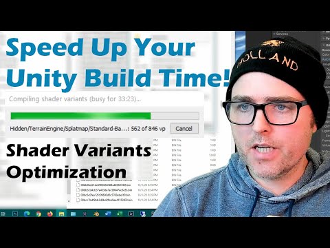 UNITY SHADER VARIANTS BUILD TIME OPTIMIZATION - Speed up slow Unity builds - Hardware + Unity Tips